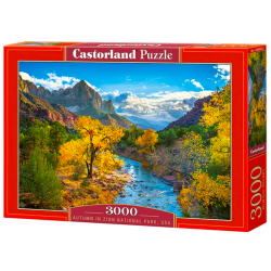 Puzzle 3000 elementów Góry jesień w Parku Narodowym Zion USA
